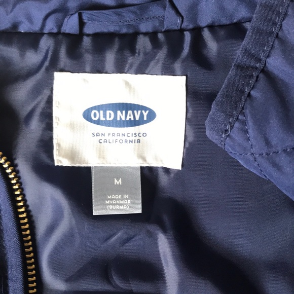 Navy blue quilted vest - Picture 3 of 4